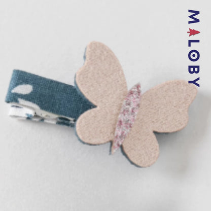 Duo de barrettes cheveux enfant fille - Rose