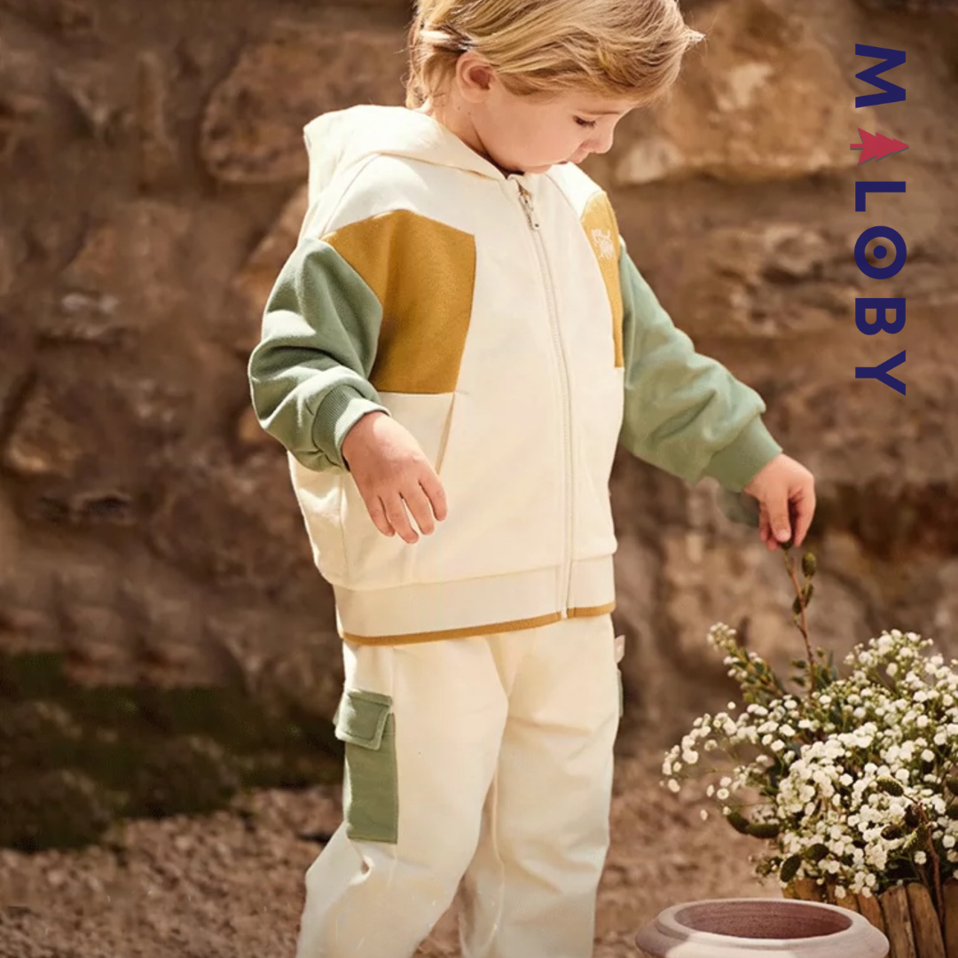 Ensemble Jogging 2 pièces Bicolore- Garçon -robes et ensembles pour filles, bébés et garcons - MALOBY