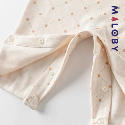 Combinaison habillée bébé garçon - Beige