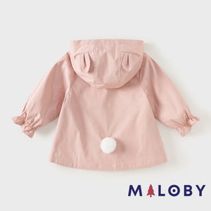 Parka doublée à capuche - Fille -robes et ensembles pour filles, bébés et garcons - MALOBY