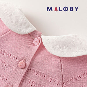 Robe à volants brodée - Fille -robes et ensembles pour filles, bébés et garcons - MALOBY