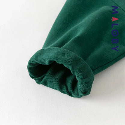 Ensemble sport sweat-shirt+ jogging enfant garçon -Vert -robes et ensembles pour filles, bébés et garcons - MALOBY