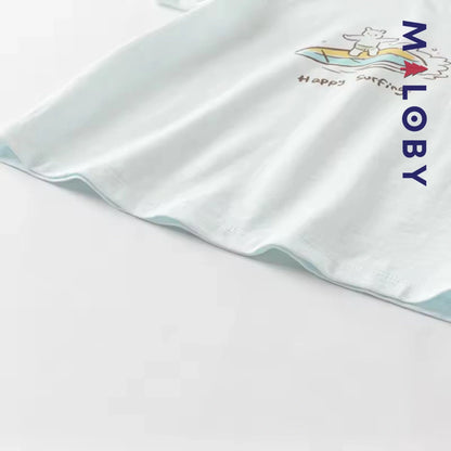 Ensemble Eté 2 Pièces t-shirt+short enfant garçon -Bleu ciel