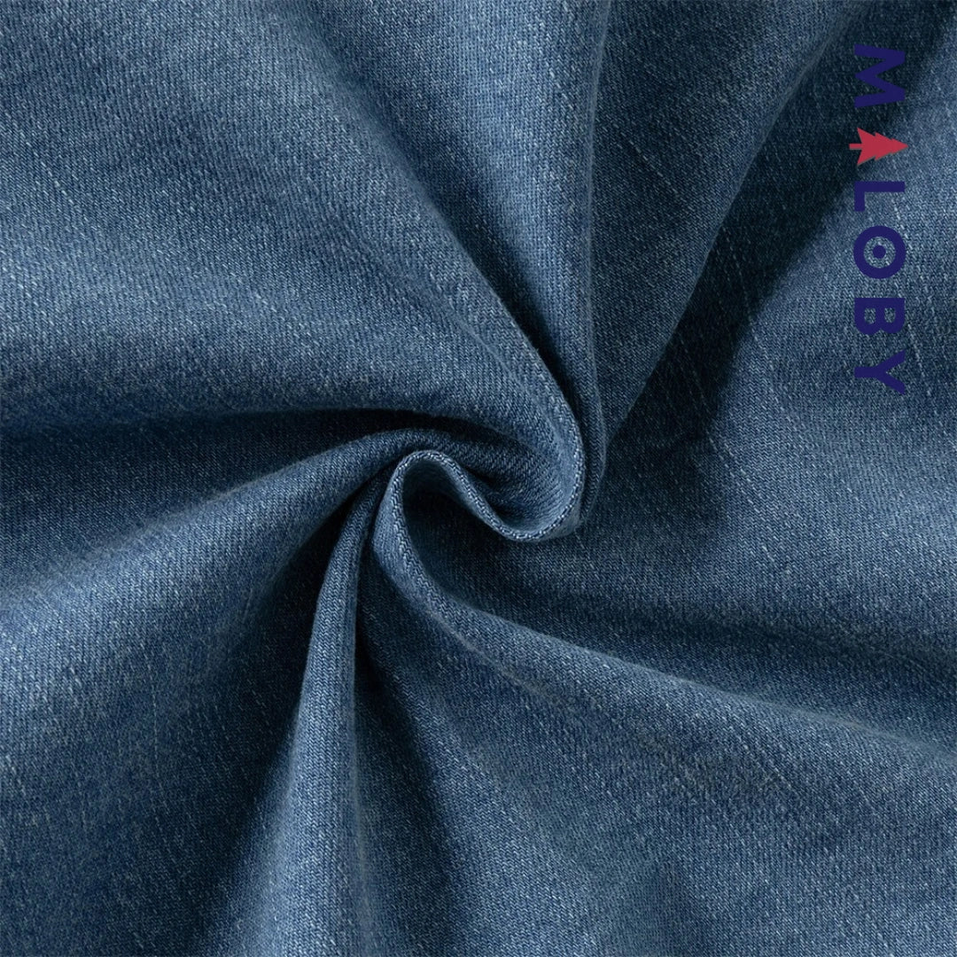 Robe en Jean manches longues enfant fille - bleu denim