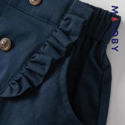 Short volonté enfant fille- Marine/Beige