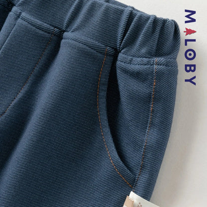 Ensemble habillé 2 pièces enfant garçon- bleu