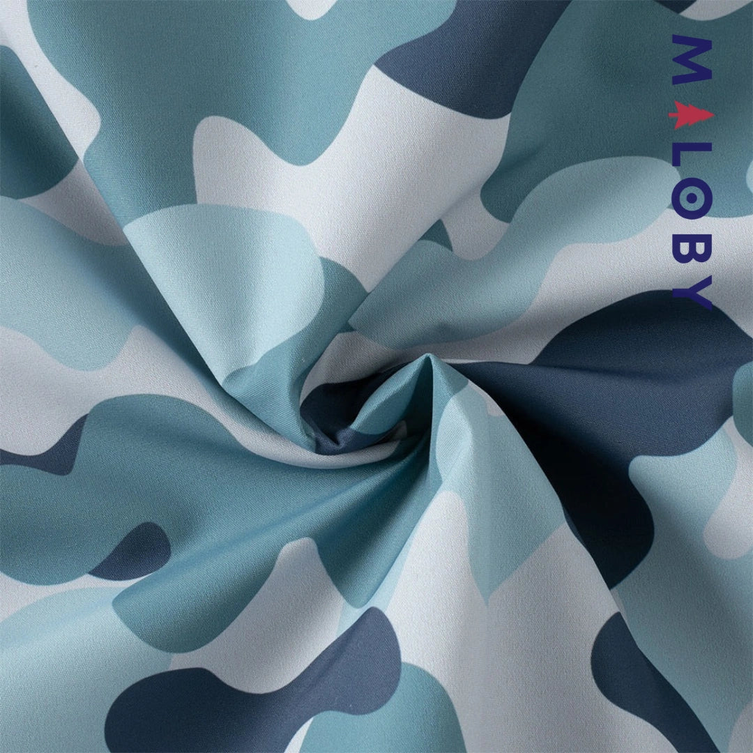 Coupe vent doublée et imperméable enfant garçon- Bleu