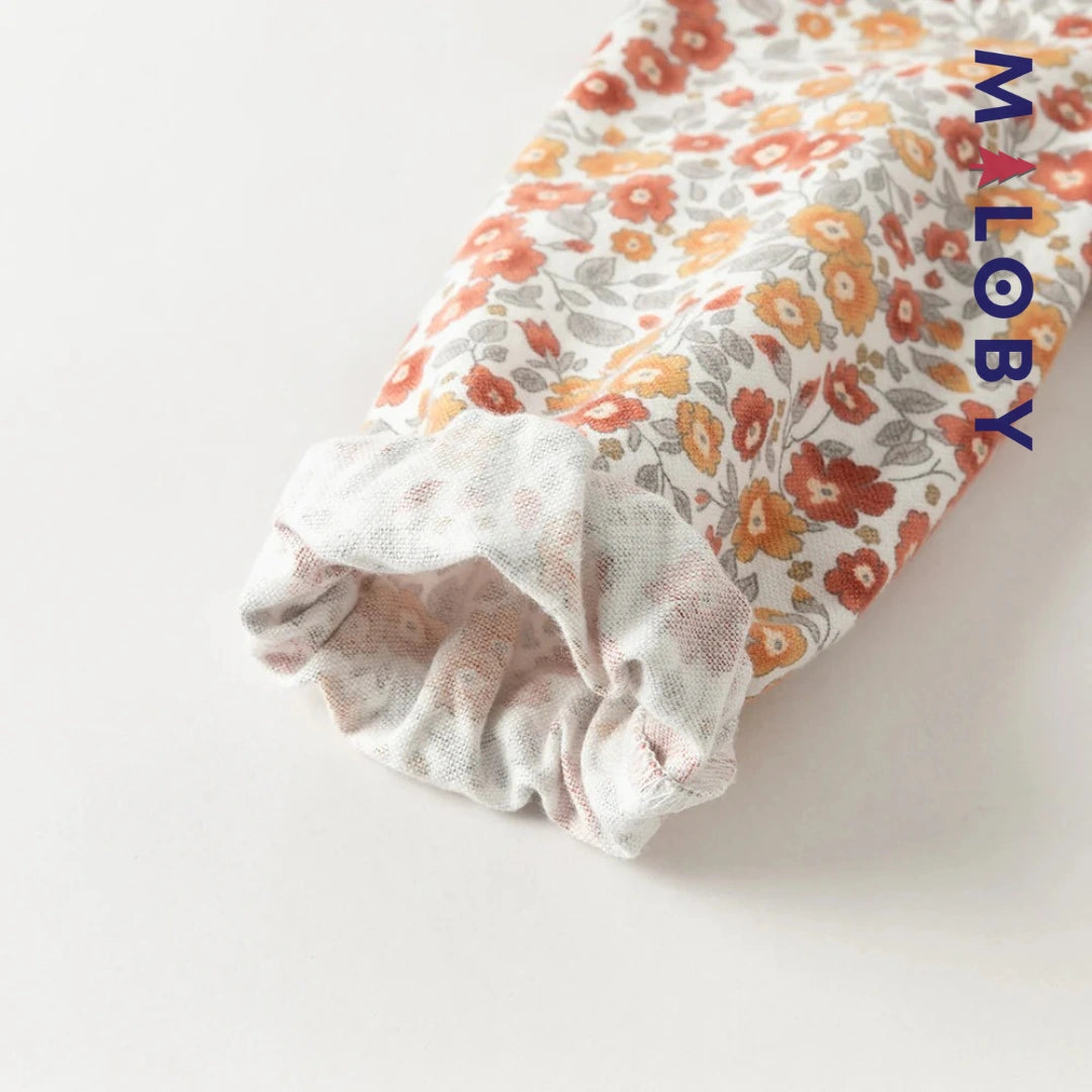 Ensemble 2 pièces blouse + Legging enfant fille- floral