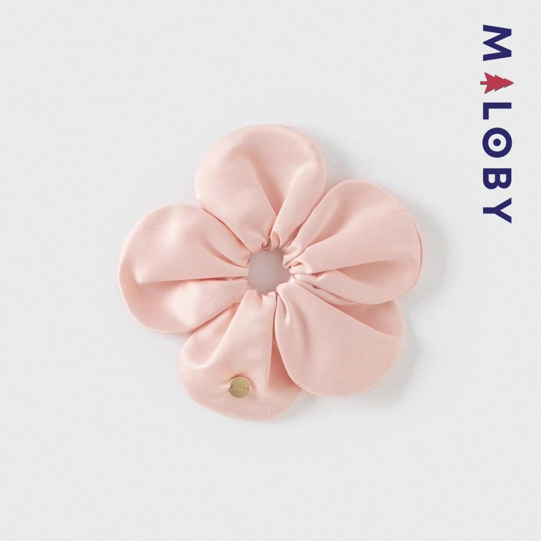 Lot de 2 chouchous enfant fille - Rose/Blanc