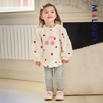 Ensemble 2 pièces sweat + Legging enfant fille- Rose