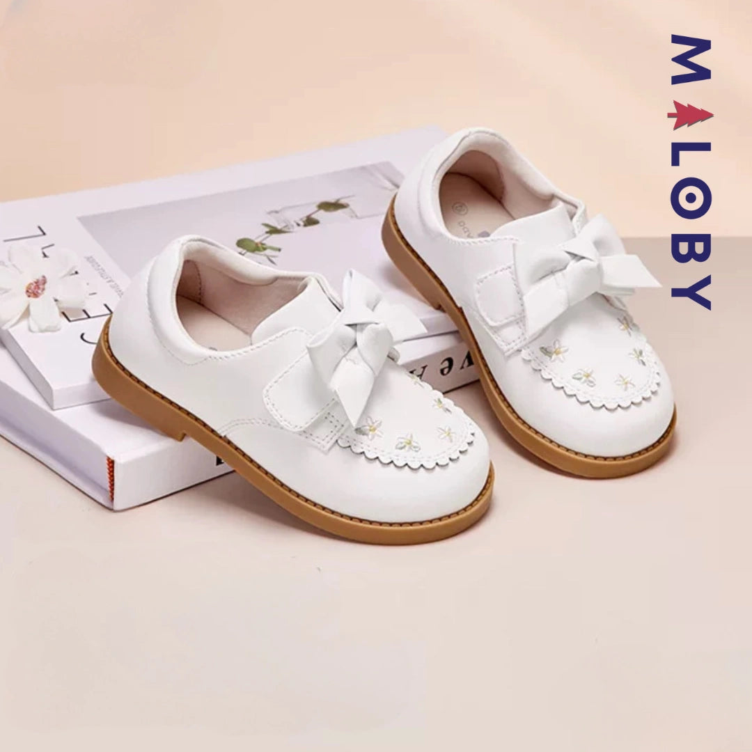 Chaussures à nœud enfant fille - Beige -robes et ensembles pour filles, bébés et garcons - MALOBY