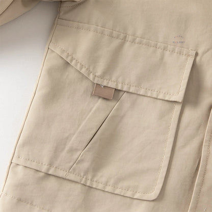 Veste à Capuche Coupe-Vent Casual enfant Garçon - beige
