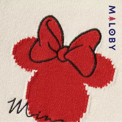 Robe bi-matière motif Disney enfant fille -Beige -robes et ensembles pour filles, bébés et garcons - MALOBY
