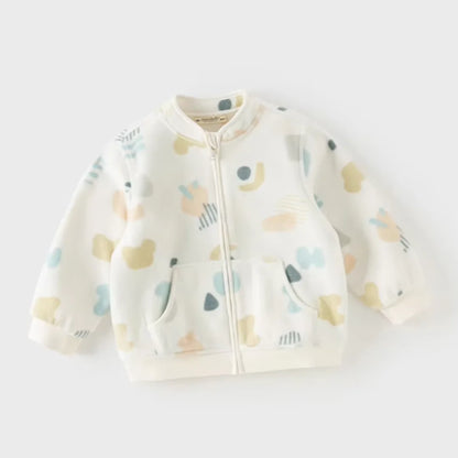 Sweat Polaire à Fermeture Éclair enfant Garçon- 2 motifs