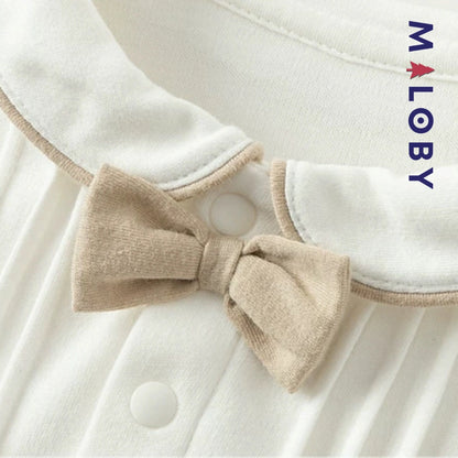 Ensemble habillé Bébé Garçon - Beige -robes et ensembles pour filles, bébés et garcons - MALOBY