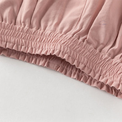 Pantalon carotte décontracté enfant fille rose, vêtement enfant maroc - MALOBY