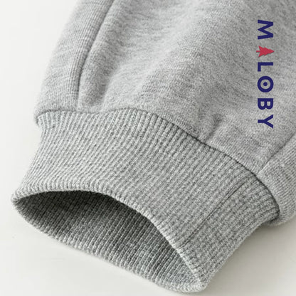Jogging garçon - gris -robes et ensembles pour filles, bébés et garcons - MALOBY