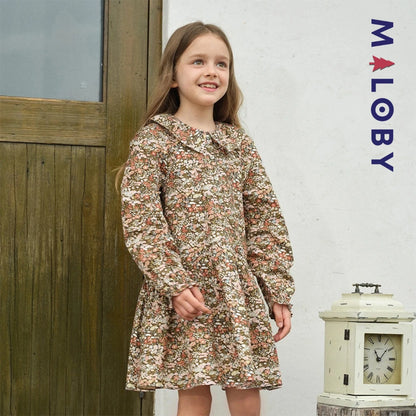 Robe en motifs fleuris enfant fille - floral -robes et ensembles pour filles, bébés et garcons - MALOBY