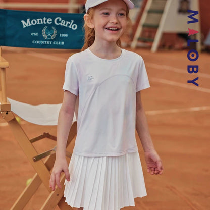 Ensemble été 2 pièces Anti-UV UPF 50+ enfant fille -Violet/blanc