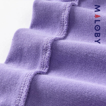 T-shirt polo d'Eté manches courtes enfant fille -Rose/Violet