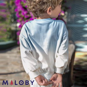 Ensemble sport garçon sweat + pantalon - Bleu ciel -robes et ensembles pour filles, bébés et garcons - MALOBY