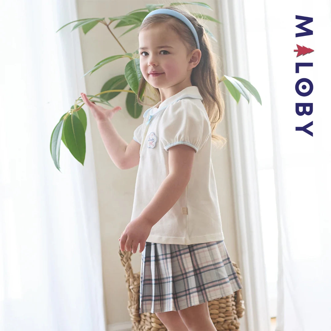 Ensemble  d'été Jupon+chemise enfant fille -Rose