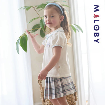 Ensemble  d'été Jupon+chemise enfant fille -Rose