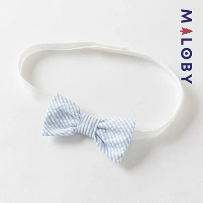 Ensemble habillé 2 pièces en pur coton enfant garçon -Blanc