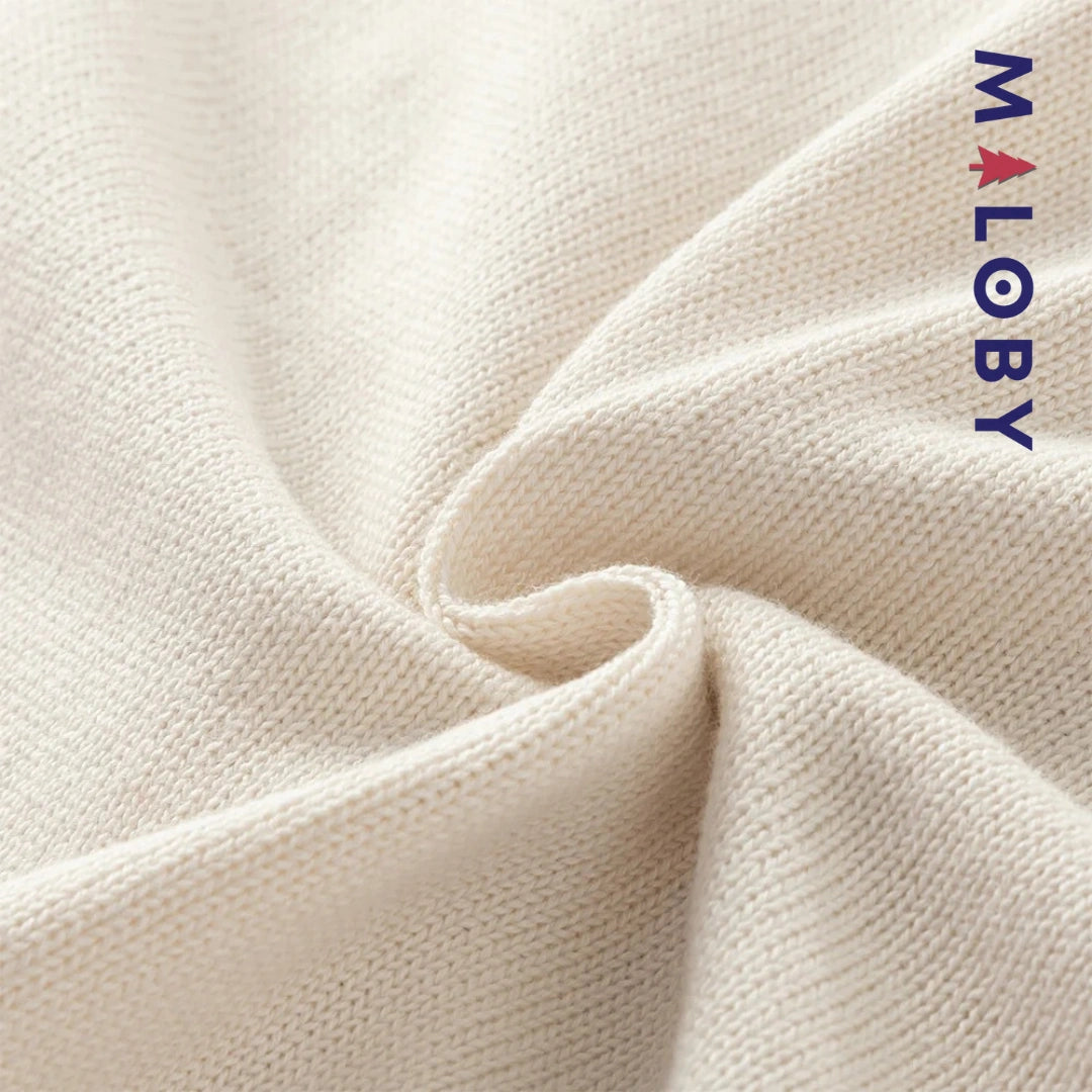 Cardigan en pur coton brodé enfant fille -Beige -robes et ensembles pour filles, bébés et garcons - MALOBY