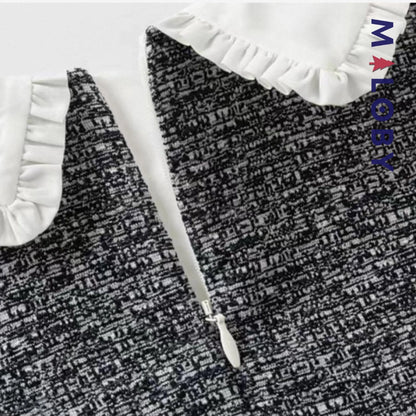 Robe style chanel enfant fille- Marine -robes et ensembles pour filles, bébés et garcons - MALOBY