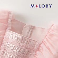 Charger l&#39;image dans la galerie, Robe de princesse à volants - rose pâle -robes et ensembles pour filles, bébés et garcons - MALOBY
