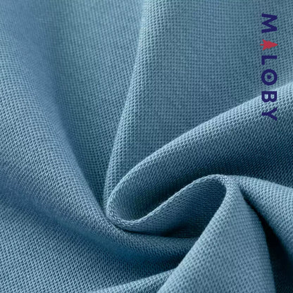 Ensemble été 2 pièces antibactérien enfant garçon -Bleu