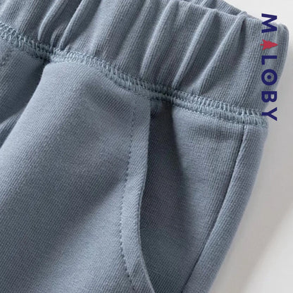 Ensemble habillé pull +pantalon enfant garçon - Beige/bleu