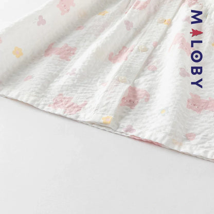 Ensemble Pyjama 2 pièces pour été enfant fille -Rose