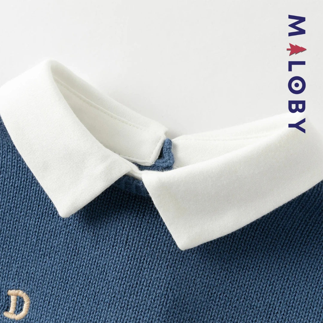 Ensemble habillé 2 pièces enfant garçon - Bleu