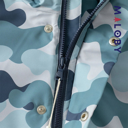 Coupe vent doublée et imperméable enfant garçon- Bleu