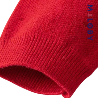 Robe habillée bi-matière enfant fille -Rouge -robes et ensembles pour filles, bébés et garcons - MALOBY