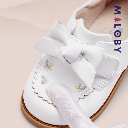 Chaussures à nœud enfant fille - Beige -robes et ensembles pour filles, bébés et garcons - MALOBY