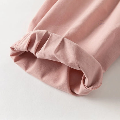 Pantalon carotte décontracté enfant fille rose, vêtement enfant maroc - MALOBY