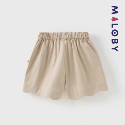 Short volonté enfant fille- Marine/Beige