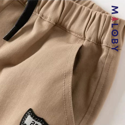 Pantalon jogging décontracté enfant garçon -Kaki -robes et ensembles pour filles, bébés et garcons - MALOBY