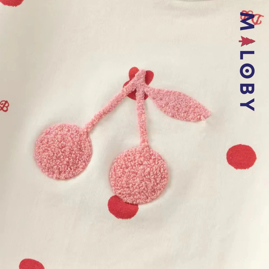 Ensemble 2 pièces sweat + Legging enfant fille- Rose