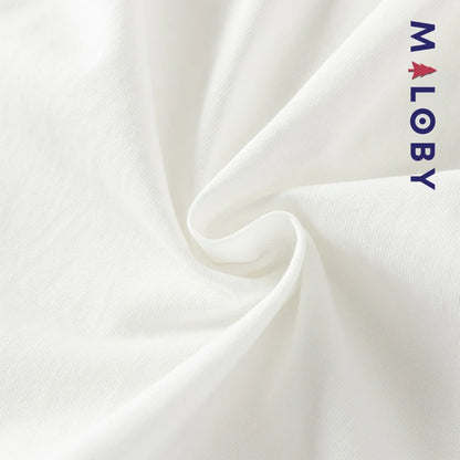 Ensemble habillé 2 pièces en pur coton enfant garçon -Blanc