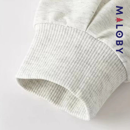 Sweat-shirt Kuromi effet 2 en 1 enfant fille -Gris -robes et ensembles pour filles, bébés et garcons - MALOBY