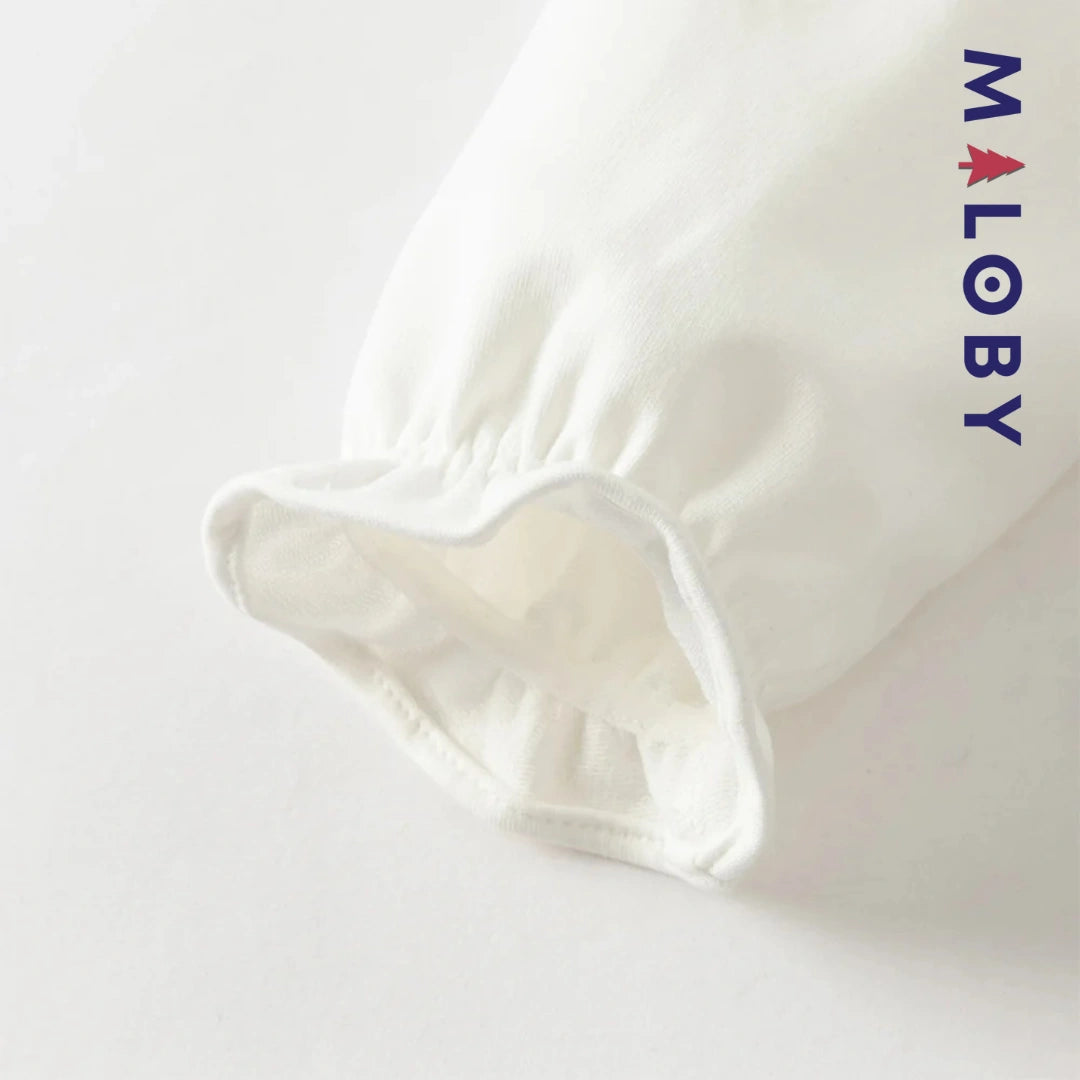 Robe à carreaux effet 2 en 1 enfant fille- noir/blanc