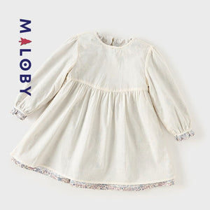 Ensemble Robe motifs fleuris +sac -robes et ensembles pour filles, bébés et garcons - MALOBY