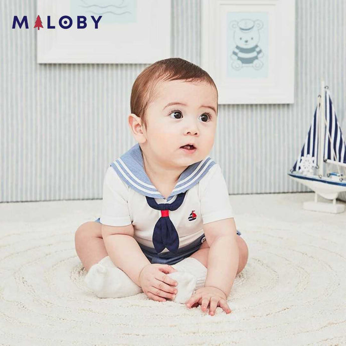 Combinaison Habillée garçon - Marin - vêtements pour enfants et Bebes - MALOBY