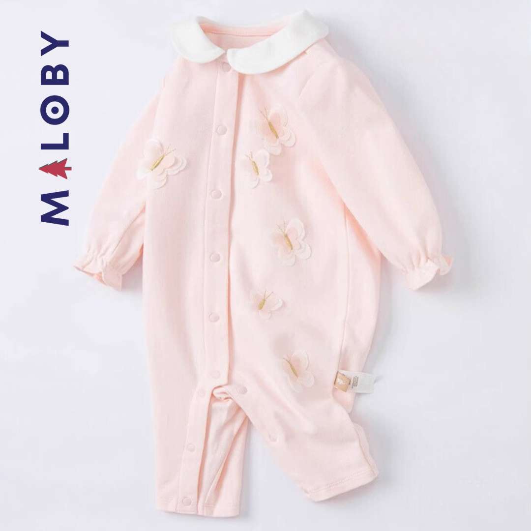 Combinaison à motifs papillon- Bébé fille -robes et ensembles pour filles, bébés et garcons - MALOBY