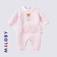 Charger l&#39;image dans la galerie, Combinaison douce bébé fille- Rose -robes et ensembles pour filles, bébés et garcons - MALOBY
