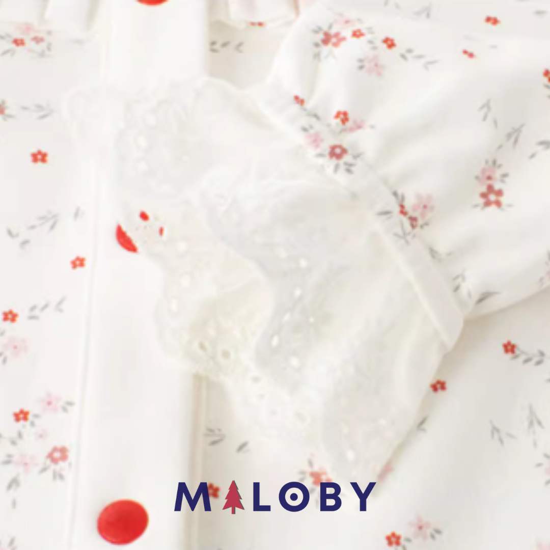 Dors bien imprimé fleuri - Bébé fille -robes et ensembles pour filles, bébés et garcons - MALOBY